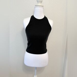 Abercrombie & Fitch Essentials High-Neck Rib Tank